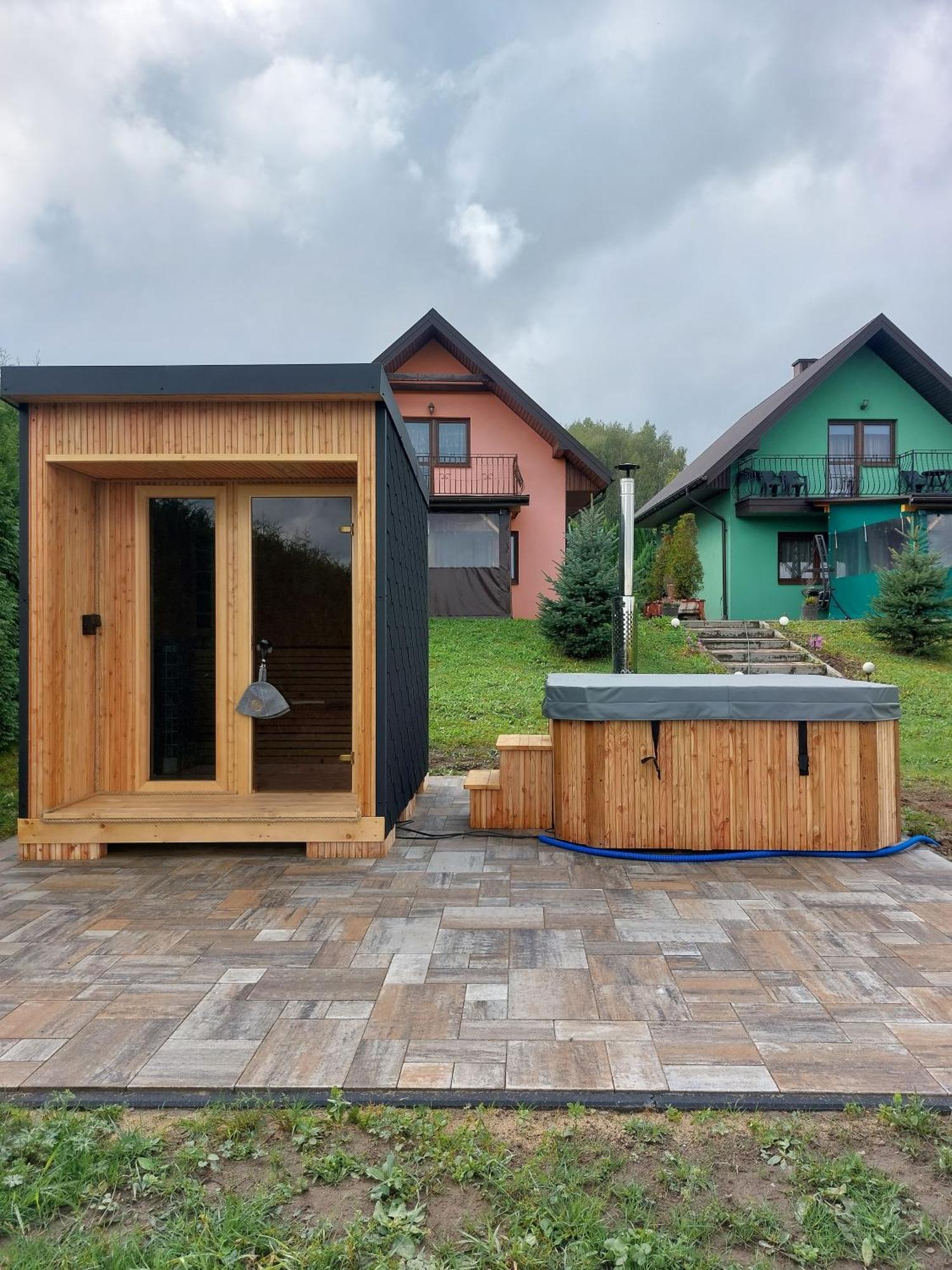 Cichy Zakatek - Sauna Jacuzzi Spa Relax Solina Bieszczady Lesko Esterno foto